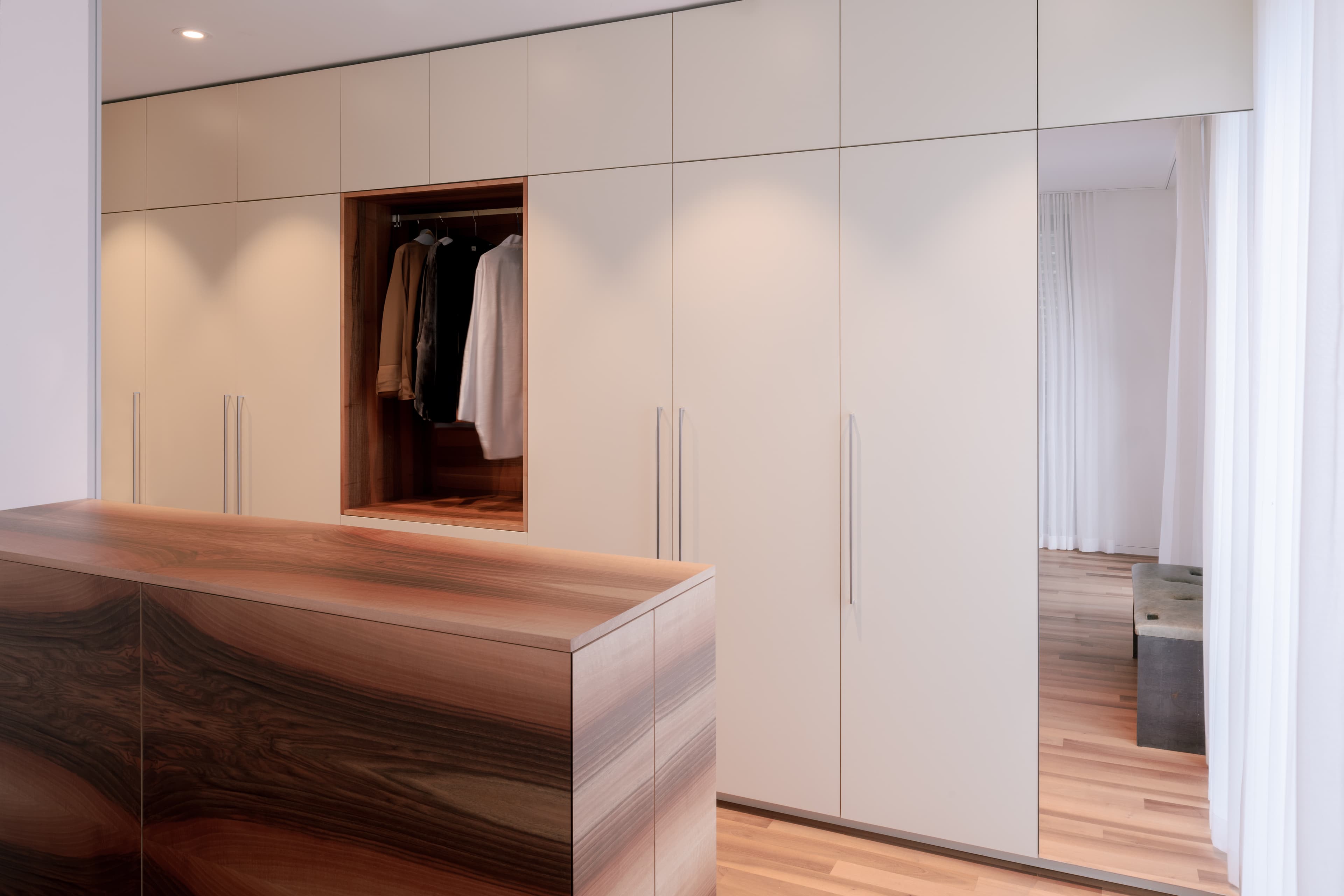 Dining area with view.